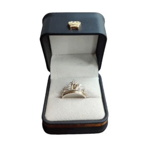 Anillo de plata con oro laminado 15 años