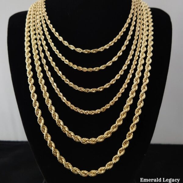 Cadena oro espiral